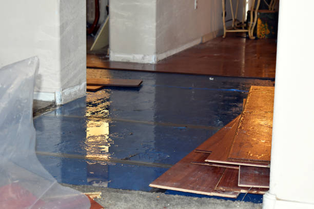 Professional Water Extraction technician working in Wrightstown, WI